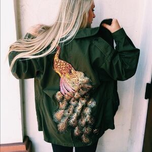 LF furst of a kind peacock jacket